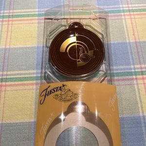 Fiestaware 2013 Chocolate ornament. Made for HLCCA members. Excellent condition